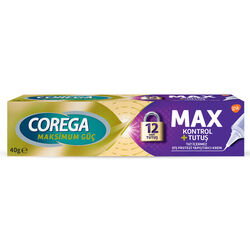 Corega - Corega Maximum Kontrol Diş Protezi Yapıştırıcı Krem 40 ml