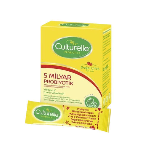 Culturelle - Culturelle Kids Doğal Çilek Aromalı Probiyotik 30 Saşe