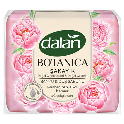 Dalan - Dalan Botanica Şakayık Banyo ve Duş Sabunu 4 x 150 gr