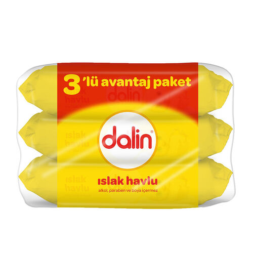 Dalin - Dalin Islak Pamuk Havlu 3lü Avantaj Paketi