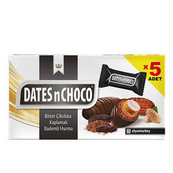 Dates N Choco - Dates N Choco Bitter Çikolata Kaplı Hurma 5 Adet