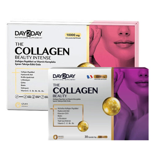 Day2Day - Day2Day The Collagen Beauty Intense 30 Saşe Alana 14 Likit Tüp Hediye