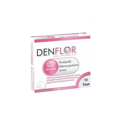 Denflor - Denflor Probiyotik İçeren Takviye Edici Gıda 10 Saşe