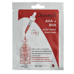 Derminix - Derminix AHA + BHA Kağıt Maske 1 Adet