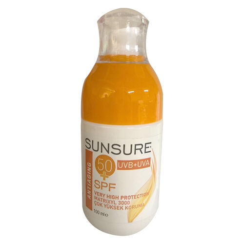 Dermo Clean - Dermo Clean Sunsure Spf50+ Anti Aging Güneş Kremi 100 ml