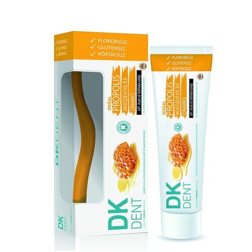 Dermokil - Dermokil Dk Dent Propolis Diş Macunu 75 ml + Diş Fırçası HEDİYE