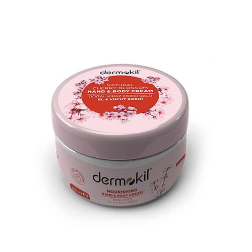 Dermokil - Dermokil Doğal Kiraz Çiçeği Özlü El ve Vücut Kremi 250 ml
