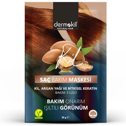 Dermokil - Dermokil Natural Hair Argan Saç Bakım Maskesi 35 gr