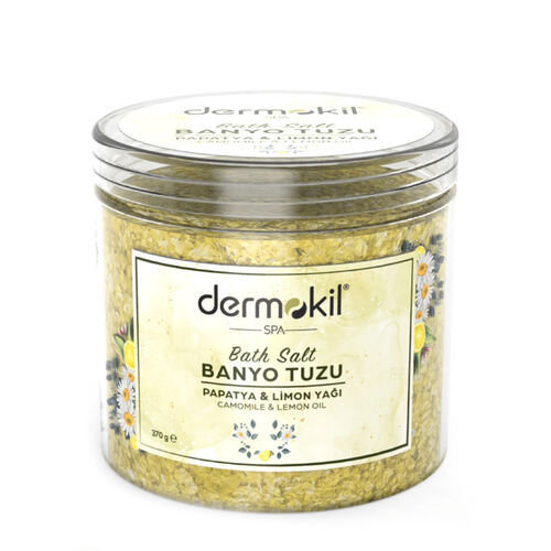 Dermokil - Dermokil Papatya ve Limon Yağı Banyo Tuzu 370 gr