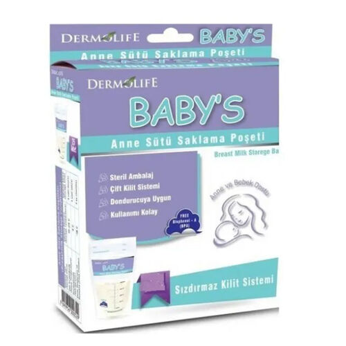 Dermolife - Dermolife Babys Anne Sütü Saklama Poşeti 20 Adet