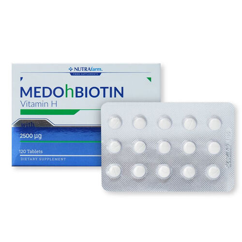 Dermoskin - Dermoskin Medohbiotin Biotin 2,5mg 120 Tablet