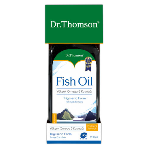 Dr.Thomson - Dr. Thomson Balık Yağı İçeren Takviye Edici Gıda 200 ml
