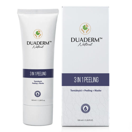 Duaderm - Duaderm 3in1 Cilt Temizleyici Peeling Maske 100 ml