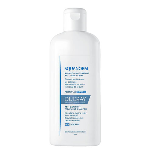Ducray - Ducray Squanorm Yağlı Kepek Karşıtı Bakım Şampuanı 200 ml