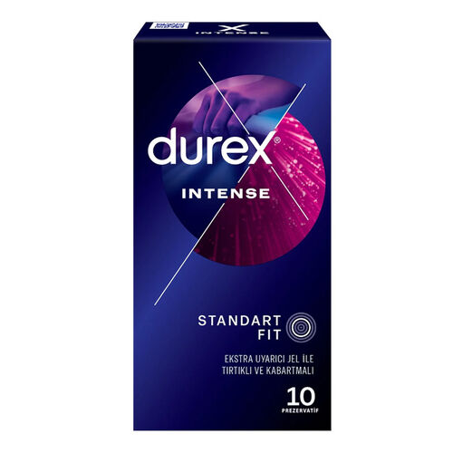 Durex - Durex Intense Prezervatif 10 Adet