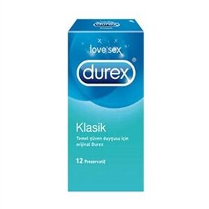 Durex - Durex Klasik 12li Prezervatif