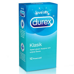 Durex - Durex Klasik Prezervatif 12 Adet