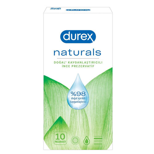 Durex - Durex Naturals 10 Adet Prezervatif