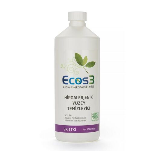 Ecos3 - Ecos3 Ekolojik Hipoalerjenik Yüzey Temizleyici 1LT