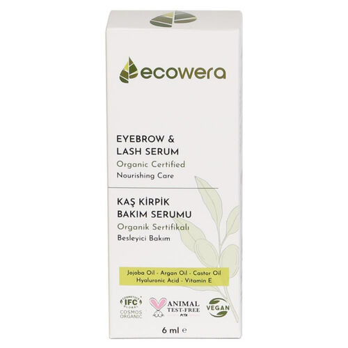 Ecowera - Ecowera Kaş Kirpik Bakım Serumu 6 ml