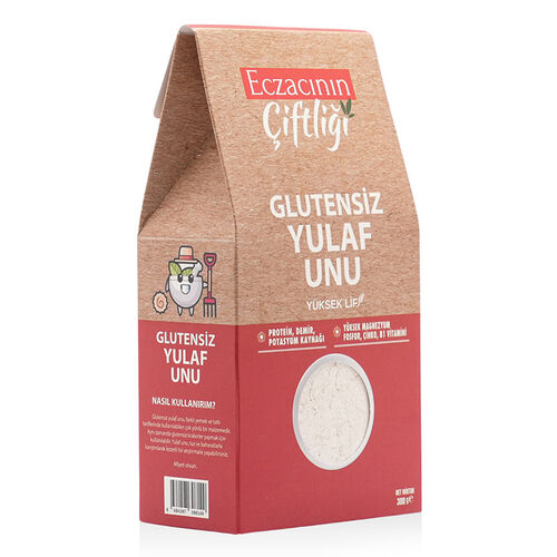 Eczacının Çiftliği - Eczacının Çiftliği Glutensiz Yulaf Unu 300 gr