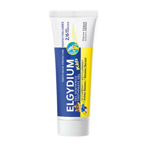 Pierre Fabre Oral Care - Elgydium Muz Aromalı Çocuk Diş Macunu 2-6 Yaş 50 ml