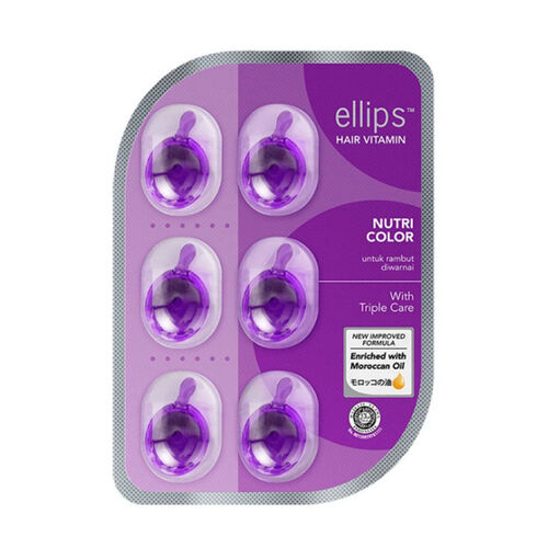 Ellips - Ellips Nutri Color Boyalı Saç Vitamini 6 Kapsül
