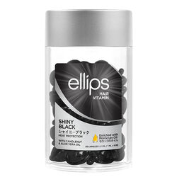 Ellips - Ellips Siyah Saçlara Özel Işıltı Veren Saç Vitamini 50 Kapsül