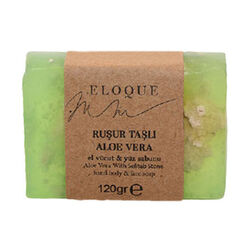 Eloque Cosmetic - Eloque Ruşur Taşlı Aloe Vera Sabun 120 gr