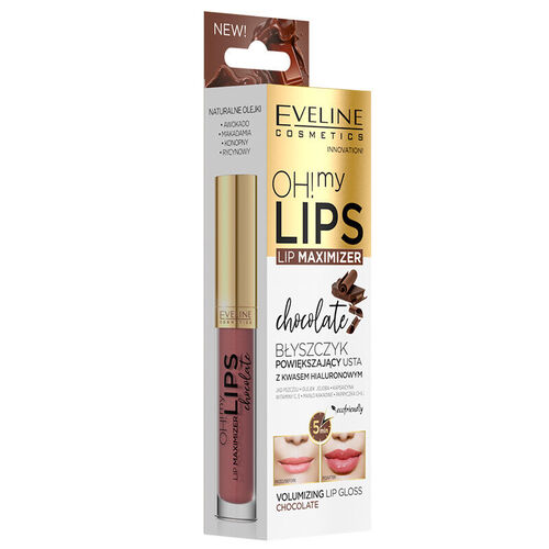 Eveline Cosmetics - Eveline Cosmetics Oh My Lips Dudak Parlatıcı 4.5 ml Çikolata