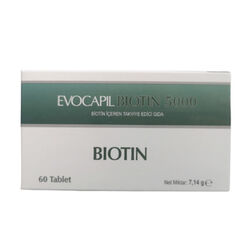 Evocapil - Evocapil Biotin 5000 Takviye Edici Gıda 60 Tablet
