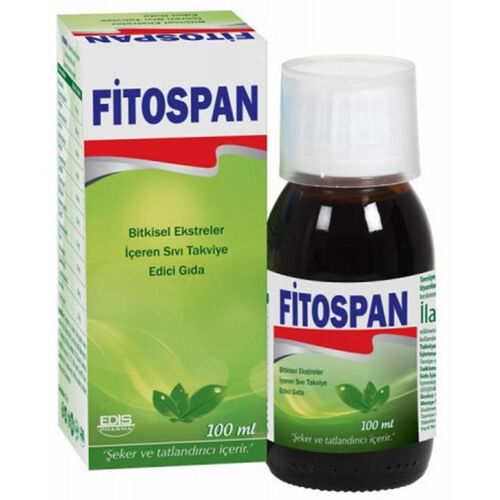 Edis Pharma - Fitospan Bitkisel Ekstreler İçeren Sıvı Takviye Edici Gıda 100 ml