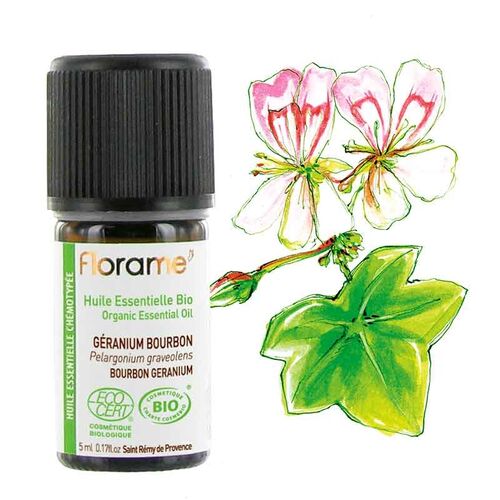 Florame - Florame Organik Aromaterapi Itır (Pelargonium Graveolens) 5 ml