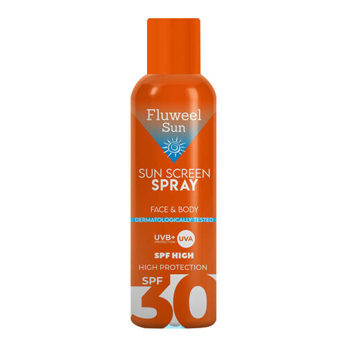 Fluweel - Fluweel Aerosol Sun Screen Spray 30 SPF 200 ml