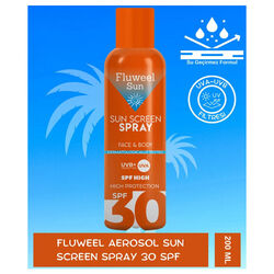 Fluweel Aerosol Sun Screen Spray 30 SPF 200 ml - Thumbnail