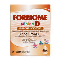 Abdi İbrahim - Forbiome Minies D Probiyotik Vitamin D 8 ml Damla