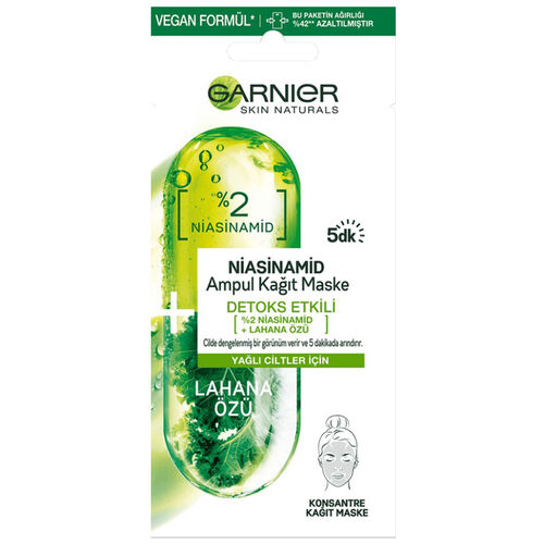 Garnier - Garnier Niacinamide Detoks Etkili Ampul Kağıt Maske 15 gr