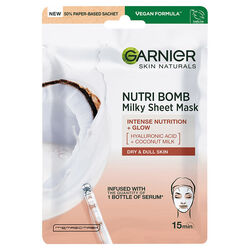Garnier - Garnier Süt Bombası Besleyici Kağıt Yüz Maskesi 28 gr