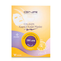 Gnr Collagen - Gnr Collagen Kapsül Kağıt Maske 1 Adet