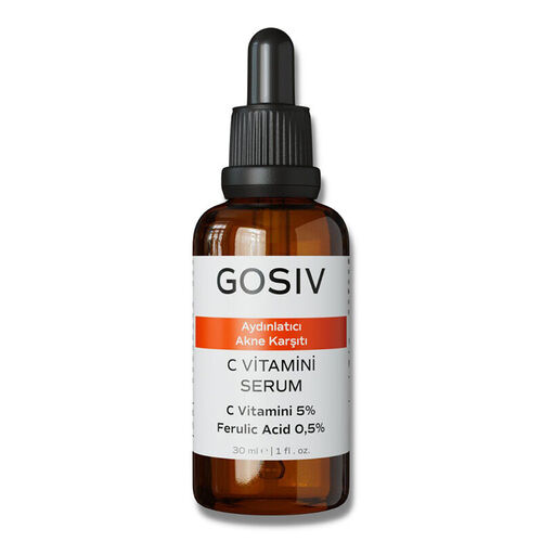 Gosiv - Gosiv Aydınlatıcı ve Düzensiz Ciltler İçin C Vitamini Serum 30 ml