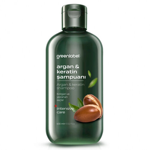Greenlabel - Greenlabel Argan ve Keratin Şampuanı 400 ml