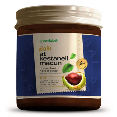 Greenlabel - Greenlabel At Kestanesi ve Üzerlik Tohumlu Macun 250 gr