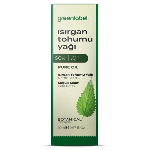 Greenlabel - Greenlabel Isırgan Tohumu Yağı 20 ml