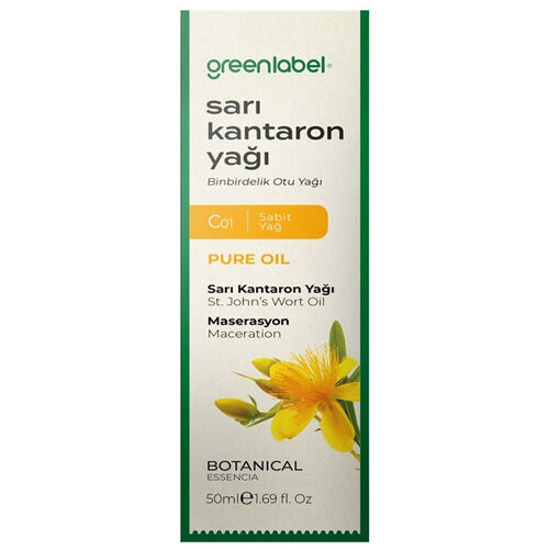 Greenlabel - Greenlabel Sarı Kantaron Yağı 50 ml