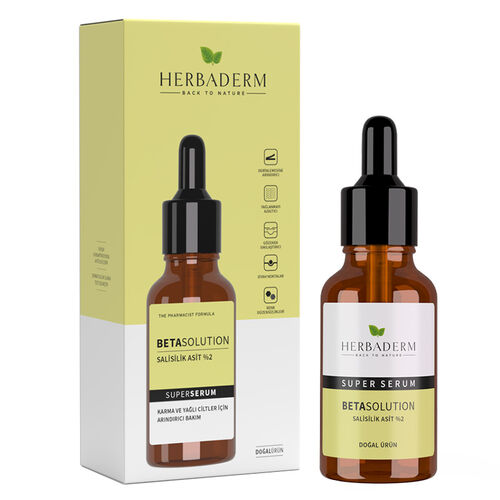 Herbaderm - Herbaderm Beta Solution Arındırıcı Serum 30 ml