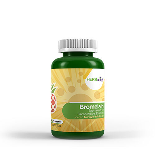 HERBasist - HERBasist Bromelain Takviye Edici Gıda 60 Kapsül