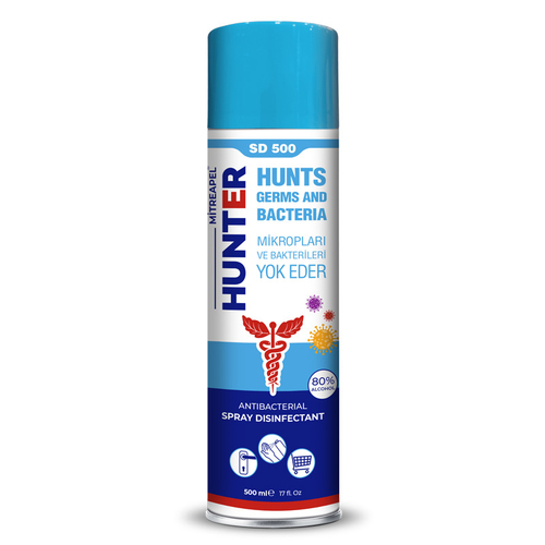 Hunter Antibakteriyel Temizleyici Sprey 500 ml