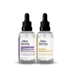 İdea Derma - İdea Derma Niacinamide ve Arbutin Aydınlatıcı Cilt Bakım Seti