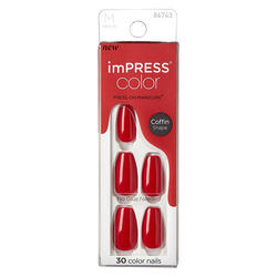 imPress - impress Color Medium Coffin Shape Nails Takma Tırnak 86743