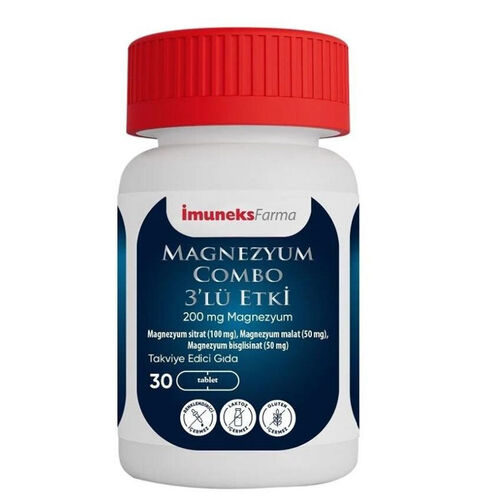 Imuneks - İmuneks Farma Magnezyum Combo 3lü Etki 30 Tablet